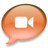 iChat oranje Icon